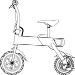 Straight - Mini Vélo Electrique Pliable - BeOnRoads